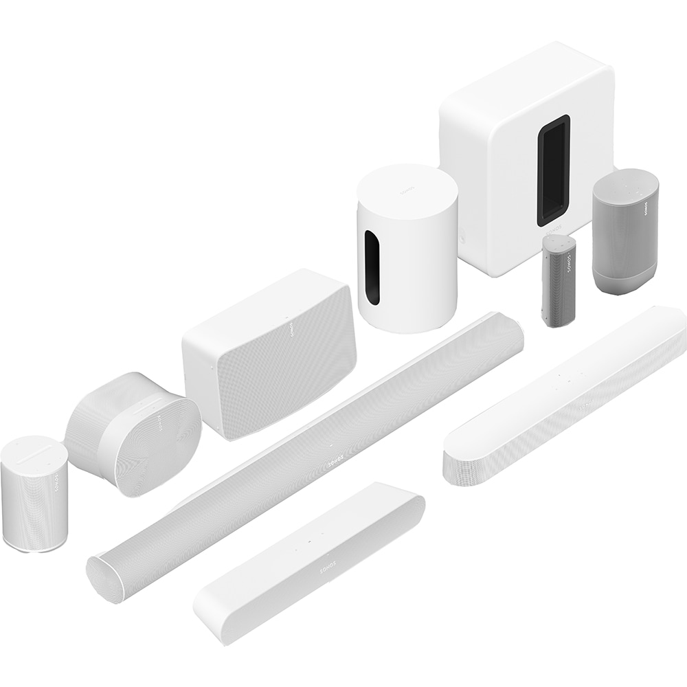 Boxa SONOS Era 100, Wi-Fi, Bluetooth, alb