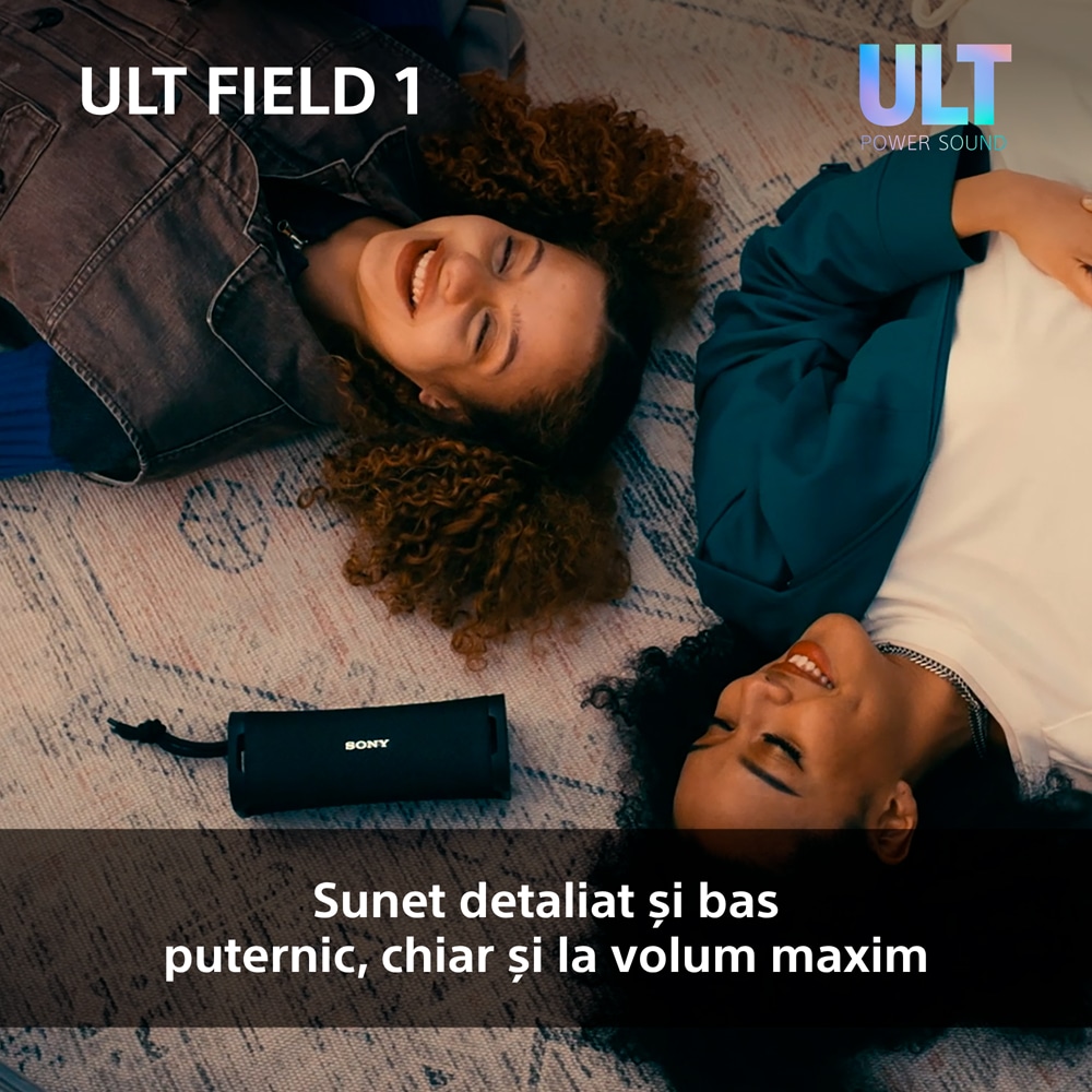 Boxa portabila SONY ULT FIELD 1 SRS-ULT10D, Bluetooth, IP67, Orange