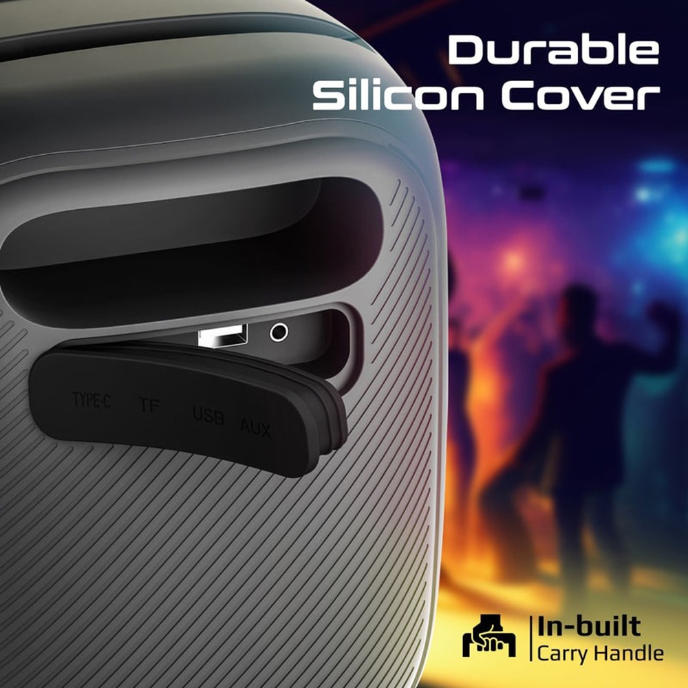 Boxa portabila PROMATE Strike-40, 40W, Bluetooth, negru
