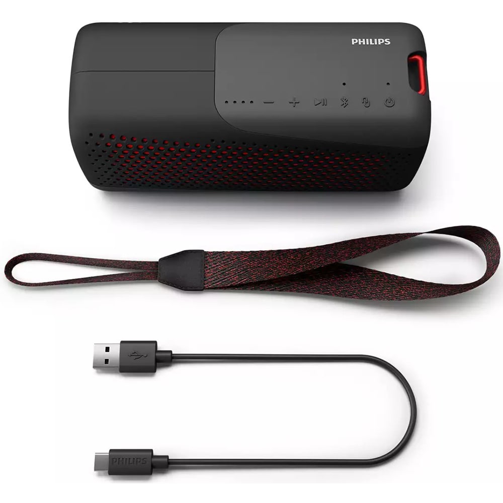 Boxa portabila PHILIPS TAS4807B/00, USB-C, Bluetooth, IP67, negru