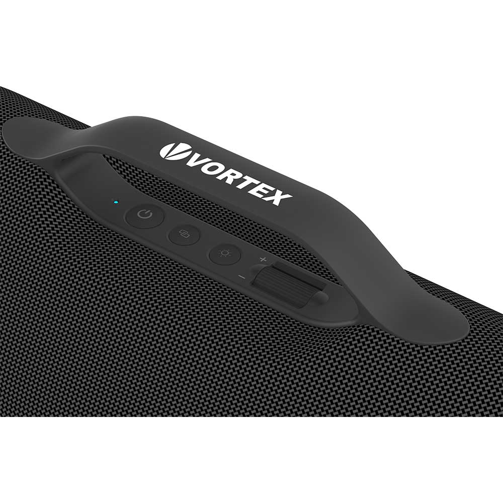 Boxa portabila VORTEX VO2402, 40W, USB, Powerbank, Waterproof, Bluetooth, negru