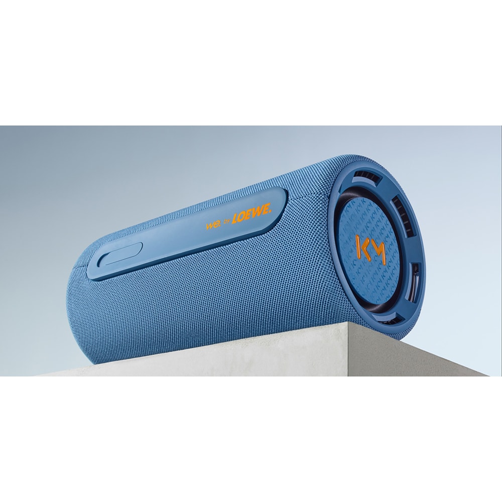 Boxa portabila LOEWE WE. HEAR PRO Kylian Mbappe Edition, Bluetooth, Bass Boost, IPX6, albastru