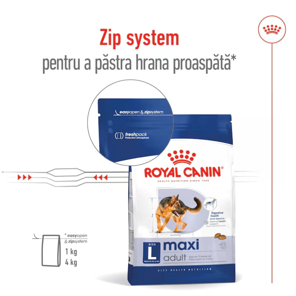 Hrana uscata pentru caini ROYAL CANIN SHN Maxi, Adult, Pasare, 4 kg