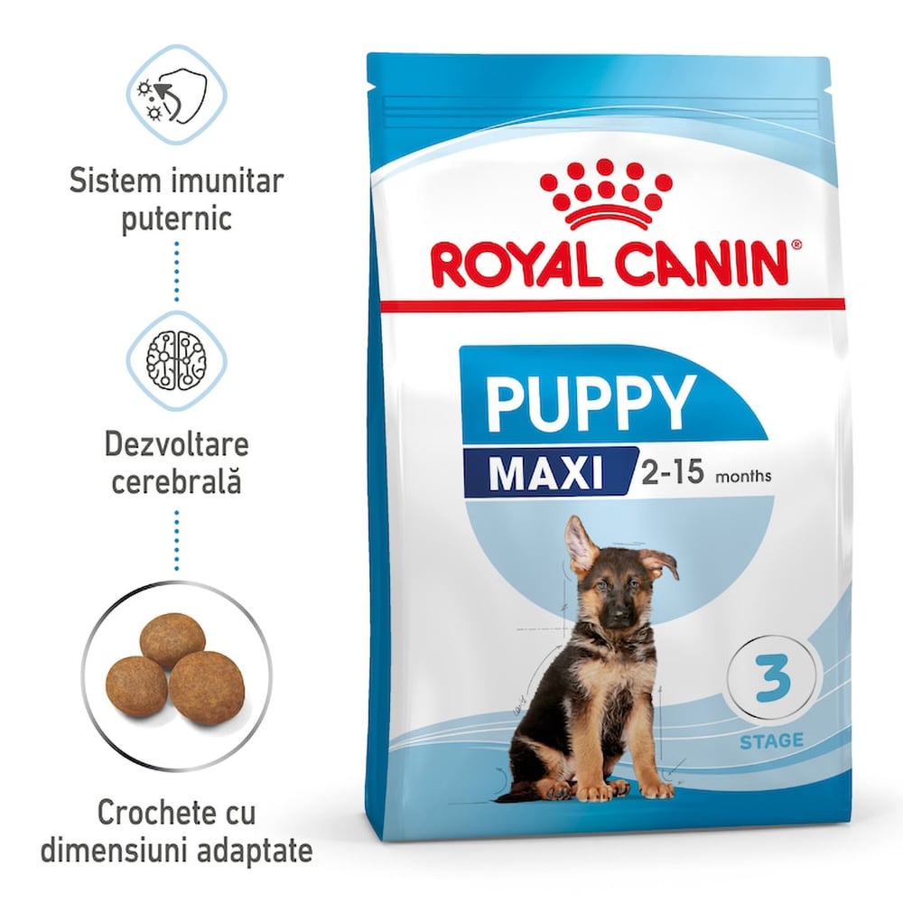 Hrana uscata pentru caini ROYAL CANIN SHN Maxi, Junior, Pasare, 15 kg