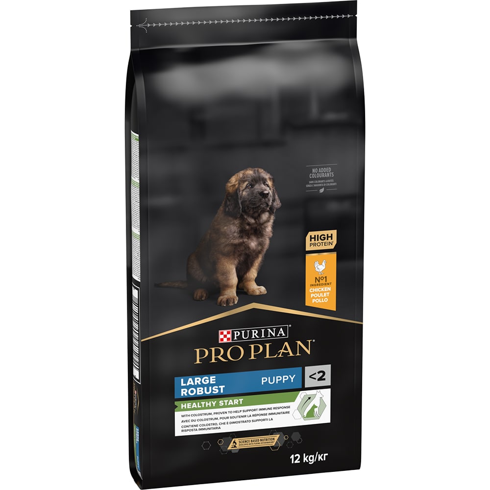 Hrana uscata pentru caini PURINA PRO PLAN Large Robust, Healthy Start, Junior, Pui, 12 kg