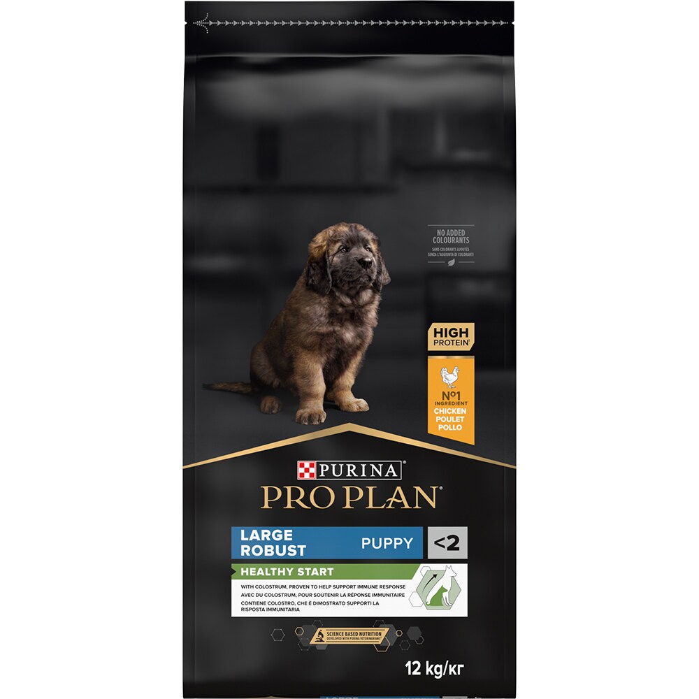 Hrana uscata pentru caini PURINA PRO PLAN Large Robust, Healthy Start, Junior, Pui, 12 kg