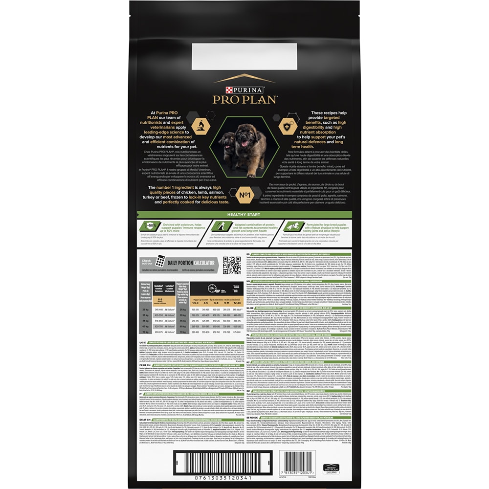 Hrana uscata pentru caini PURINA PRO PLAN Large Robust, Healthy Start, Junior, Pui, 12 kg