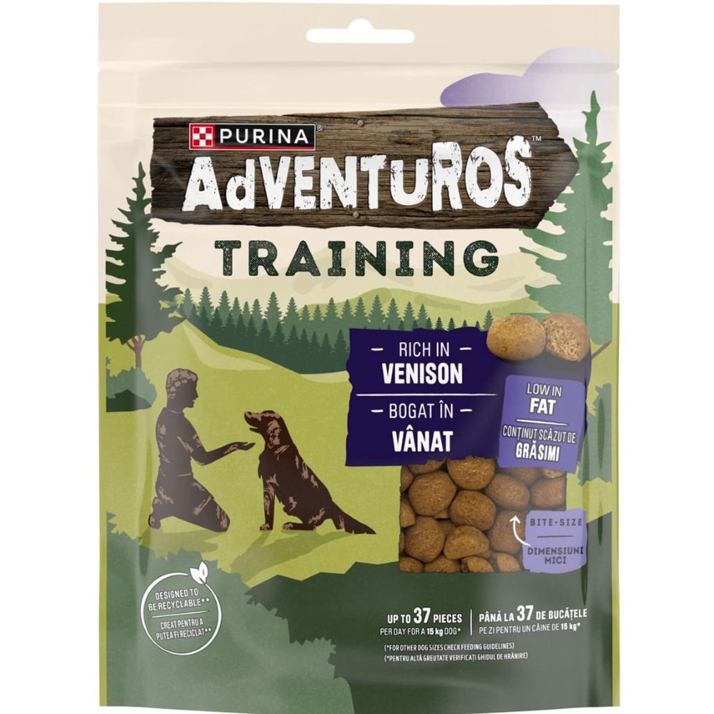 Recompensa pentru caini ADVENTUROS Training, Vanat, 6 x 115g