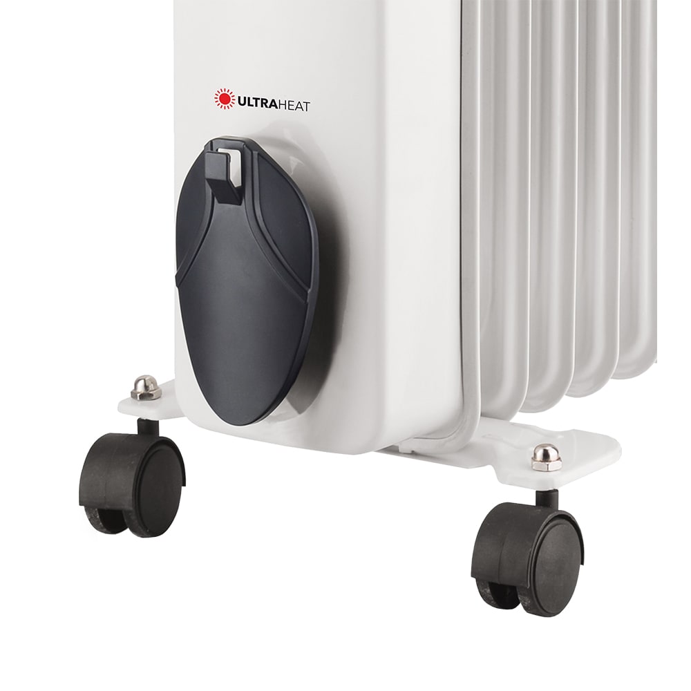 Calorifer electric DAEWOO DOH9W, 9 elementi, 3 trepte putere, 2000W, alb