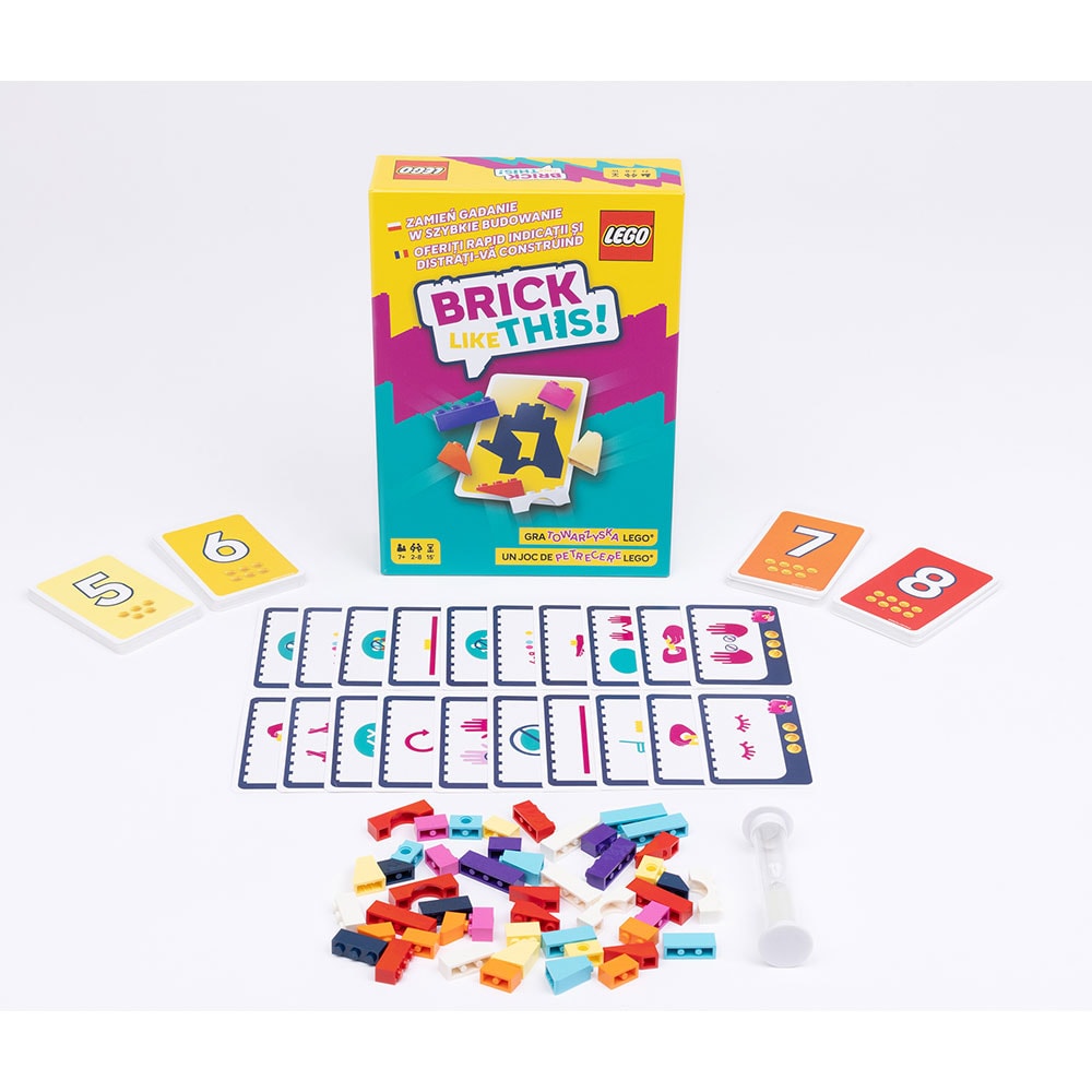 Joc de societate LEGO Brick like this! DOTGM20101PLRO, 7 ani+, 2-8 jucatori