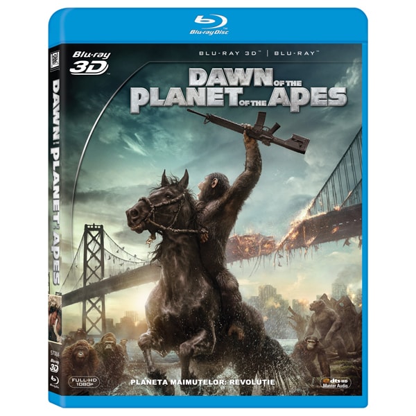 Planeta maimutelor: Revolutie Blu-ray 3D + 2D