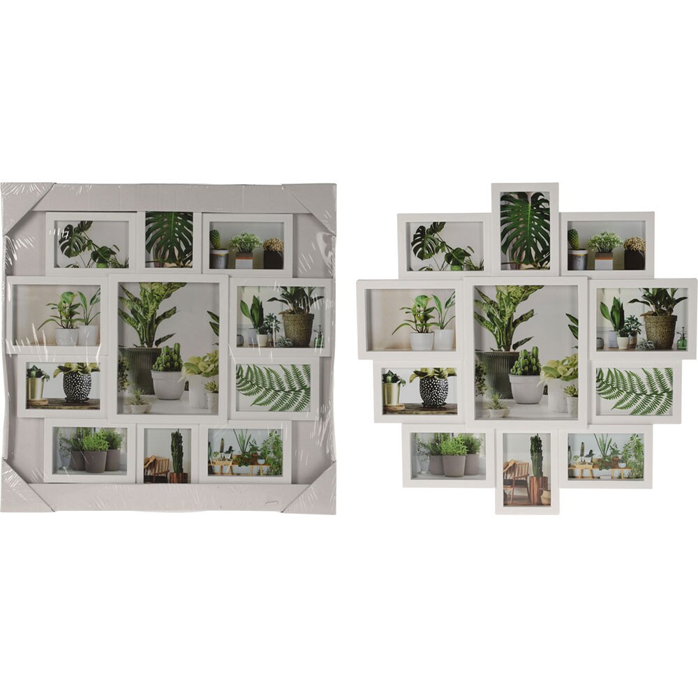 Rama foto clasica H&S COLLECTION 836320600, 61 x 62 cm, alb