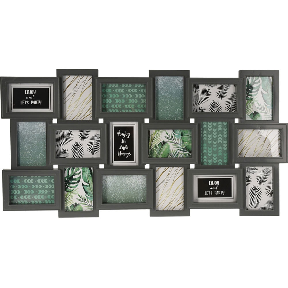 Rama foto clasica H&S COLLECTION 836320650, 46 x 89 cm, gri