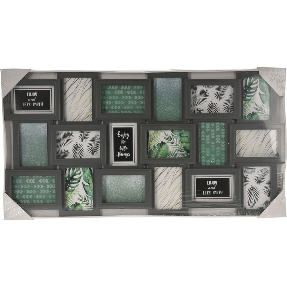 Rama foto clasica H&S COLLECTION 836320650, 46 x 89 cm, gri