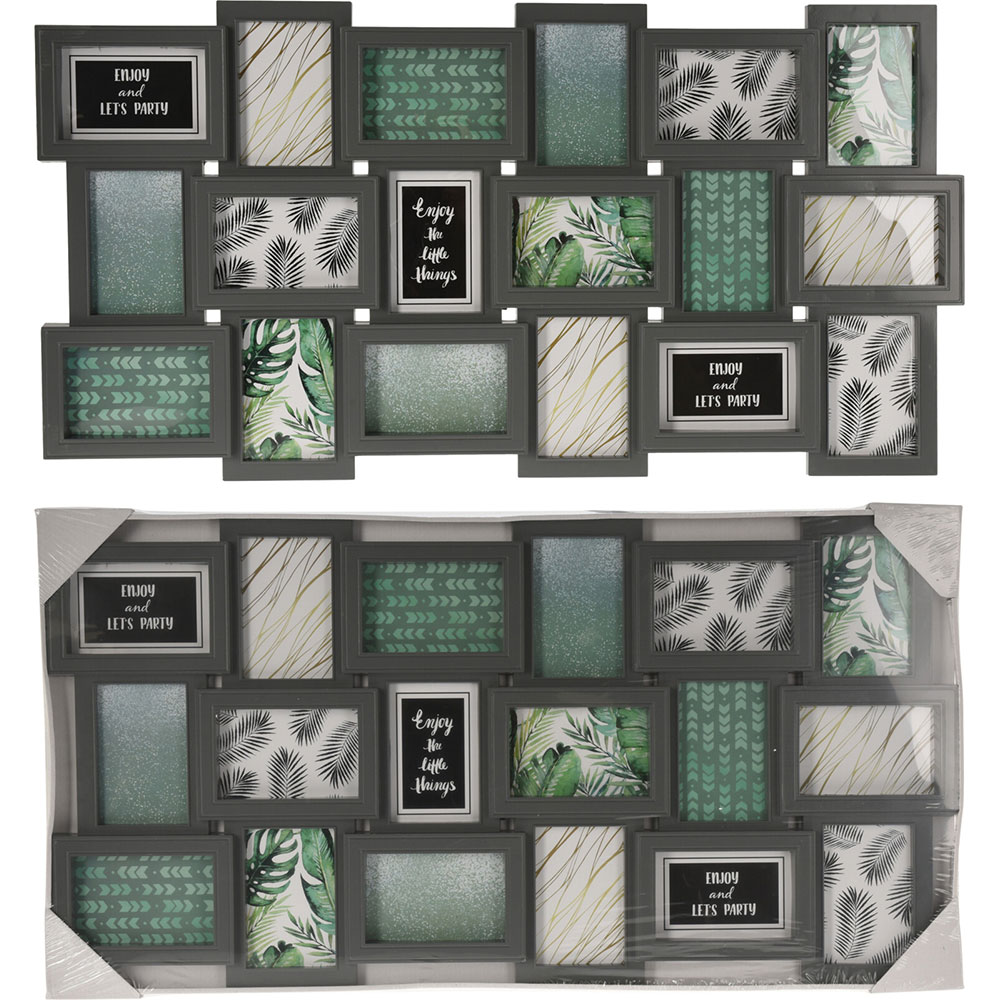 Rama foto clasica H&S COLLECTION 836320650, 46 x 89 cm, gri