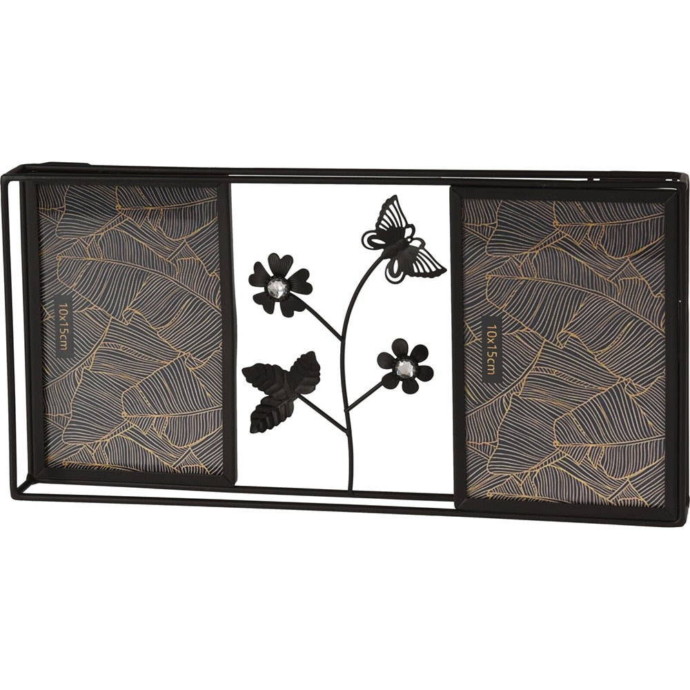 Rama foto clasica KI AAE331570, 16 x 32 cm, negru