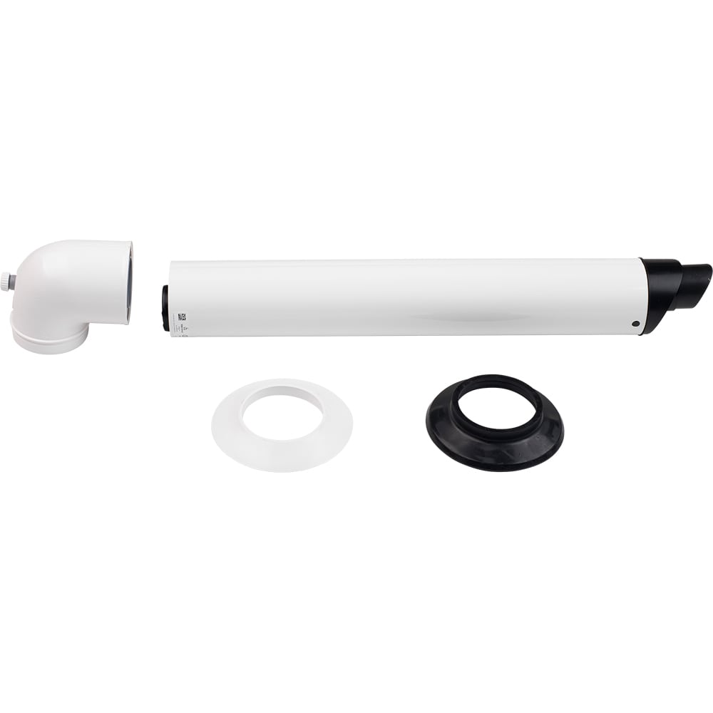 Kit evacuare gaze arse pentru centrala DAIKIN Altherma DRWTER60100AA, 60/100 mm, orizontal