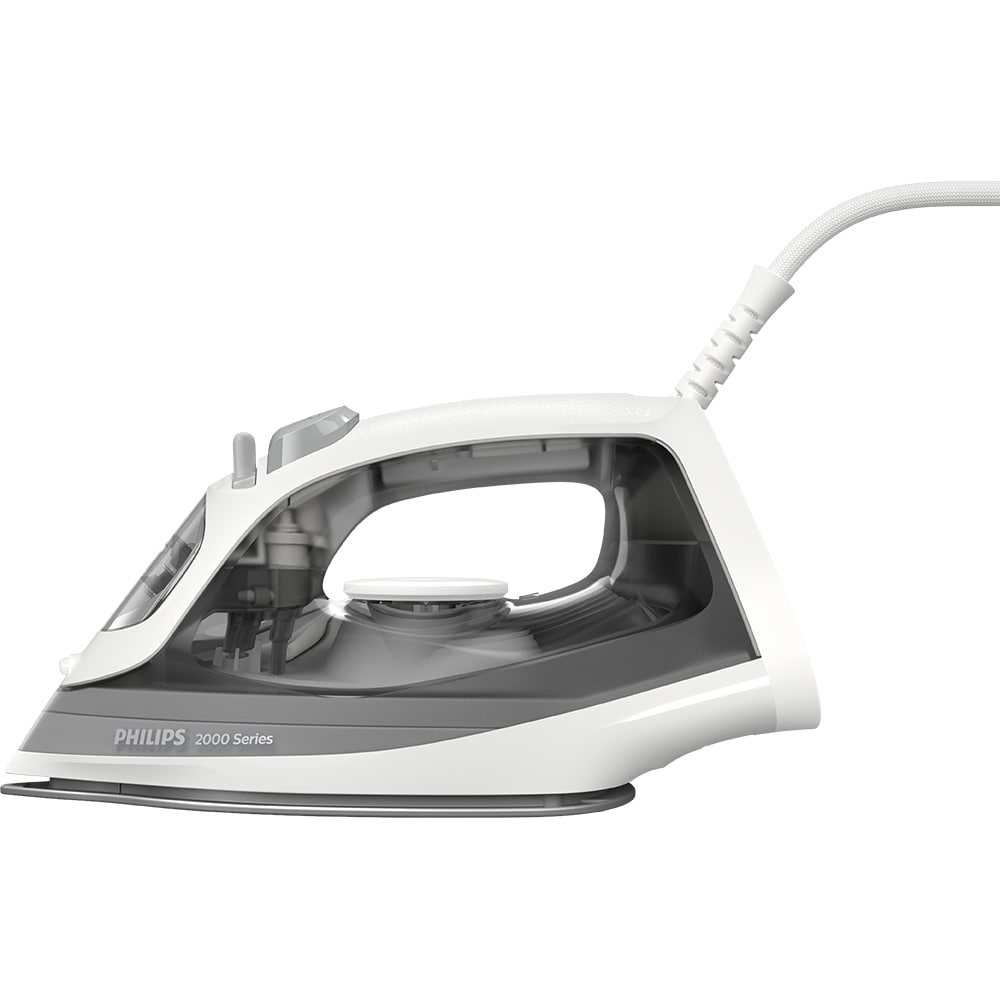 Fier de calcat PHILIPS Seria 2000 DST2020/80, 2000W, 110g/min, 250ml, talpa ceramica, gri-alb