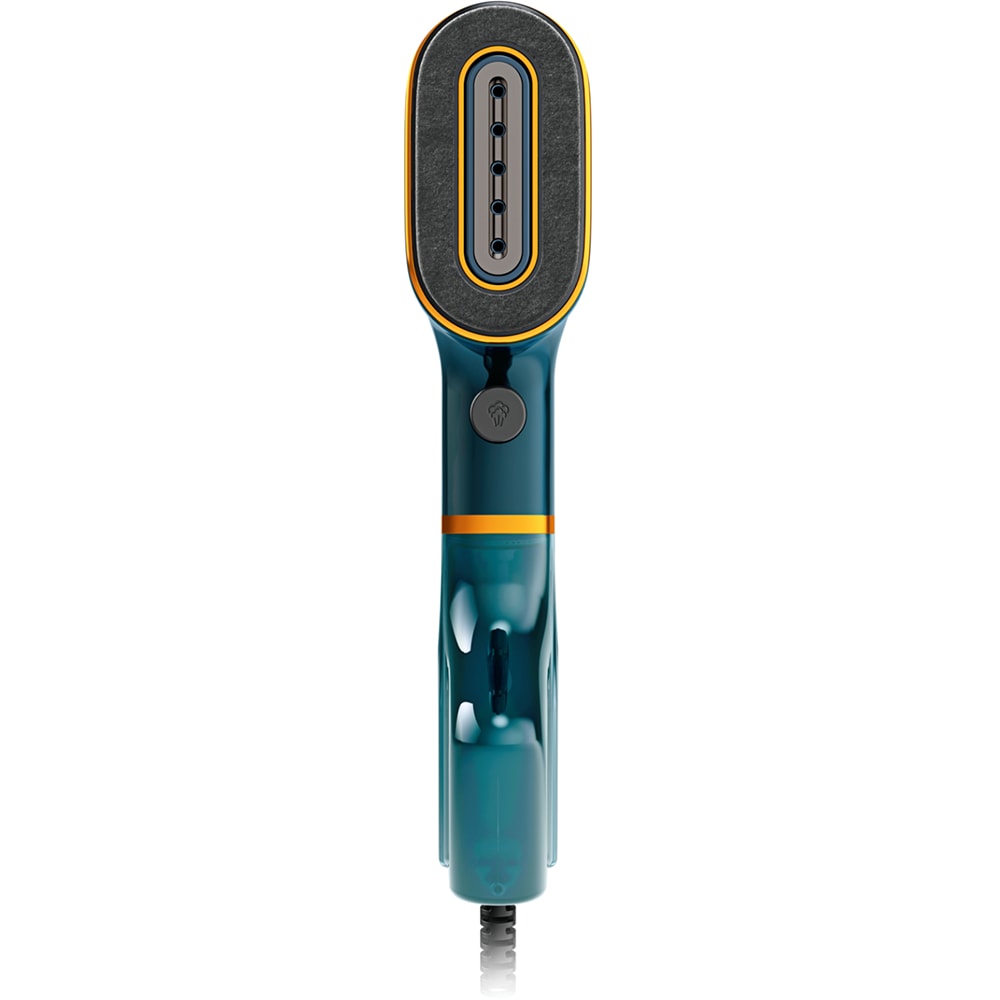 Aparat de calcat vertical TEFAL Pure Pop Glam DT2050F0, 1300W, 20g/min, 120ml, talpa ceramica, albastru-portocaliu