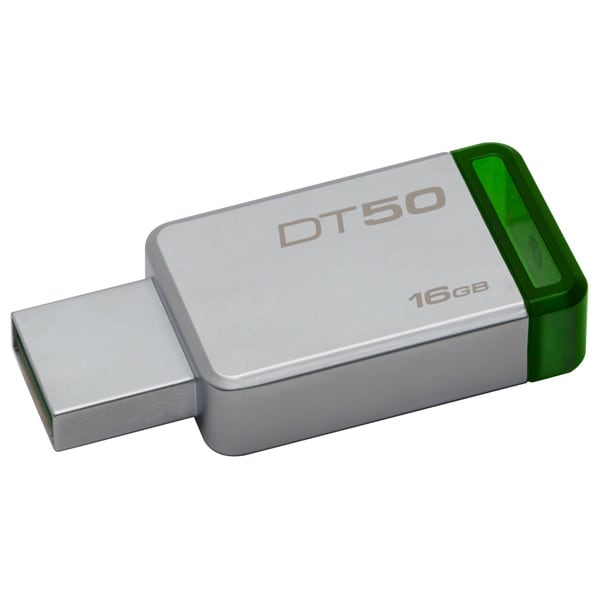 Memorie USB KINGSTON DataTraveler 50, 16GB, USB 3.1, argintiu