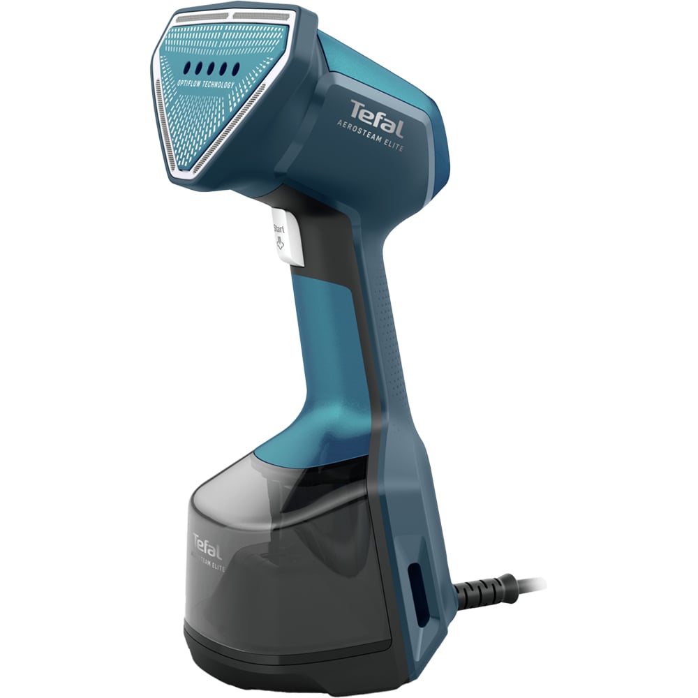 Aparat de calcat vertical TEFAL AeroSteam Elite DT9920F0, 1400W, 20g/min, 200ml, talpa ceramica, albastru