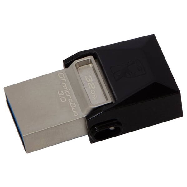 Memorie USB KINGSTON DataTraveler microDuo, USB 3.0-microUSB, 32GB, 70MBs/15MBs, negru