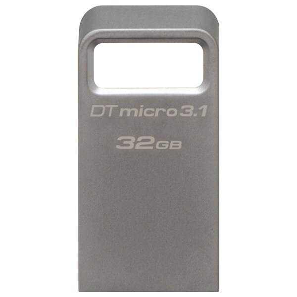 Memorie USB KINGSTON DataTraveler Micro 3.1, 32GB, USB 3.1, argintiu