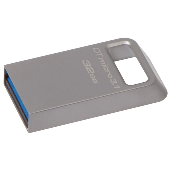 Memorie USB KINGSTON DataTraveler Micro 3.1, 32GB, USB 3.1, argintiu