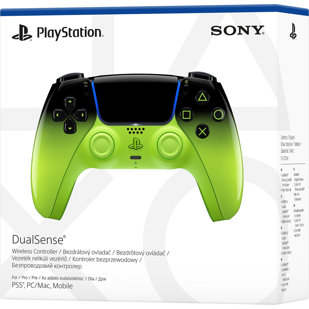 Controller Wireless PlayStation 5 DualSense Remix Green