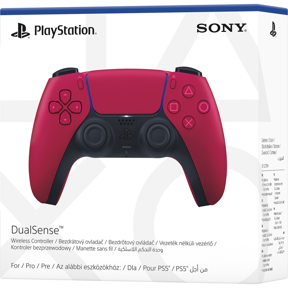 Controller Wireless PlayStation 5 DualSense V2, Cosmic Red