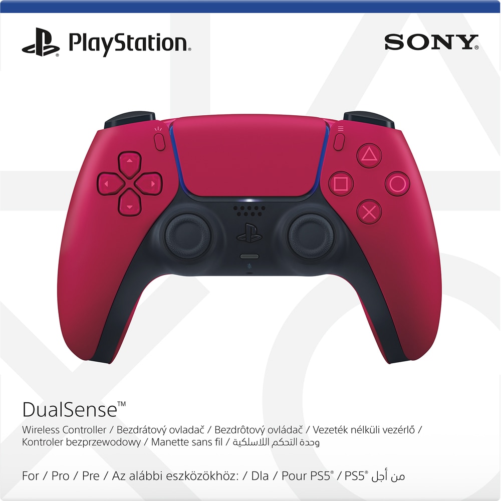 Controller Wireless PlayStation 5 DualSense V2, Cosmic Red
