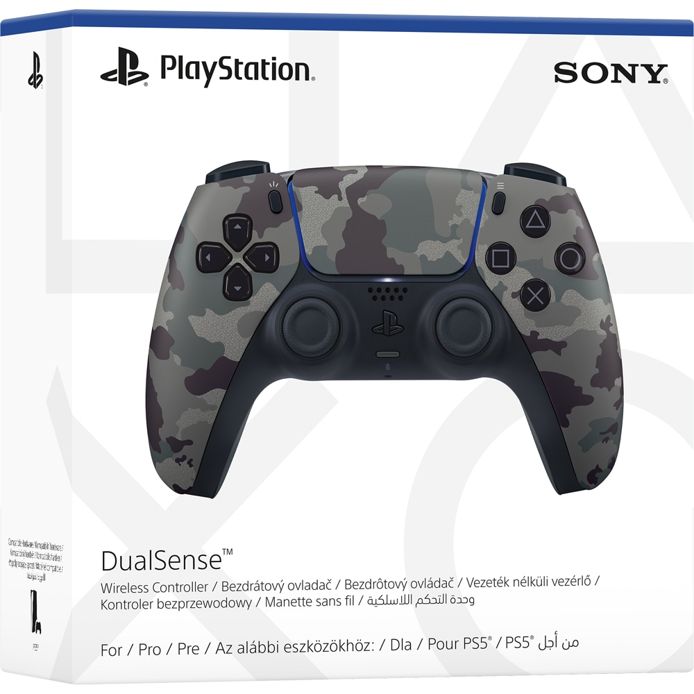 Controller Wireless PlayStation 5 DualSense V2, Grey Camo