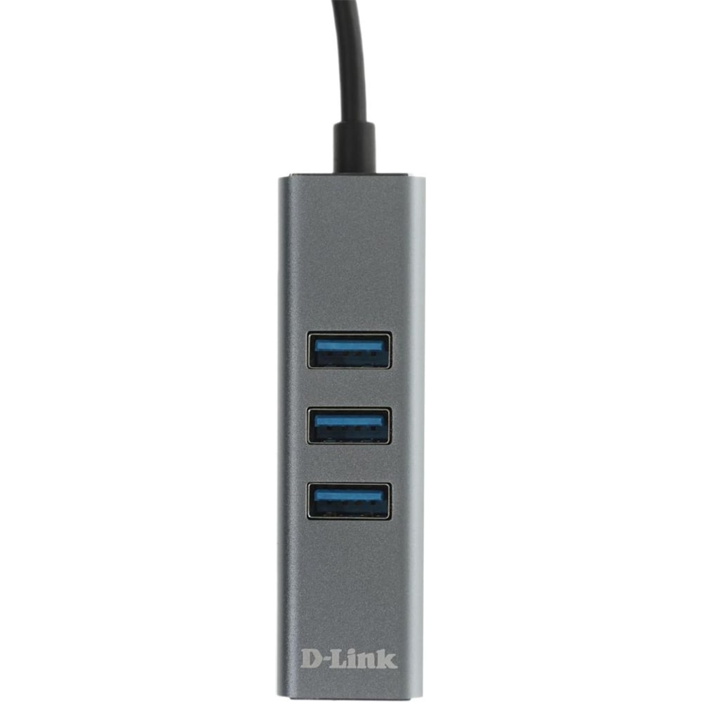 Hub USB D-LINK DUB-2332, USB 3.0, negru