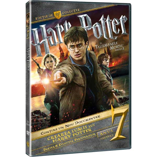 Harry Potter si Talismanele Mortii: Partea 2 Editie de colectie 3 DVD