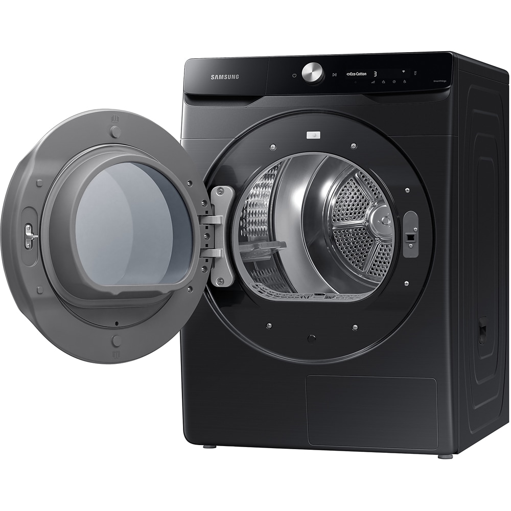 Uscator de rufe SAMSUNG DV16DG8600BVU4, AI Control, Pompa de caldura, 16 kg, 21 programe, Clasa C, negru