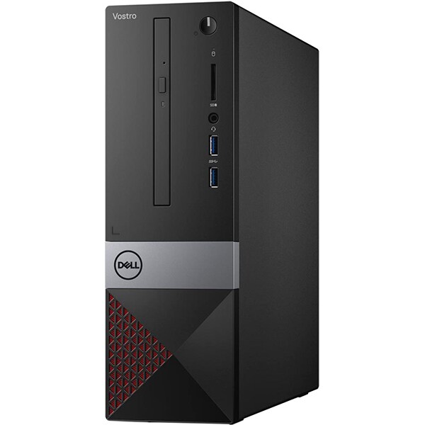 Sistem Desktop PC DELL Vostro 3471 SFF, Intel Core i3-9100 pana la 4.2GHz, 8GB, SSD 256GB, Intel UHD Graphics 630, Ubuntu