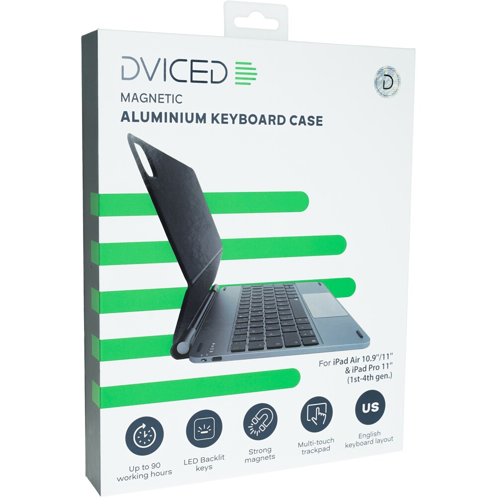 Tastatura DVICED pentru iPad Air 11/iPad Pro 11, DV530003, Dark Grey