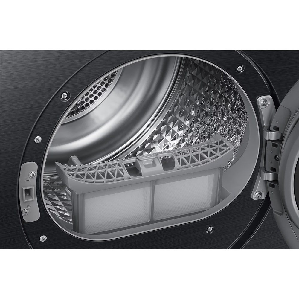 Uscator de rufe SAMSUNG DV80DG52B0ABLE, Pompa de caldura, 8 kg, 15 programe, Clasa C, Wi-Fi, negru