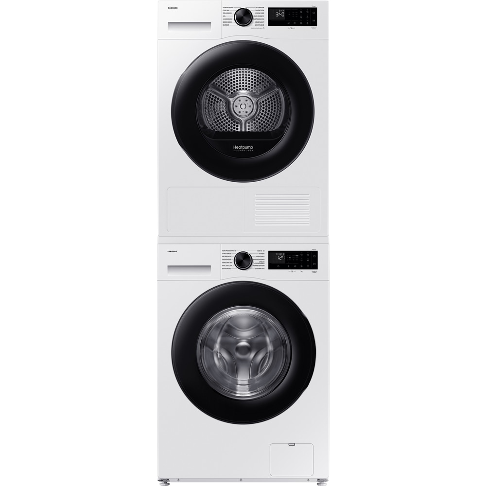 Uscator de rufe SAMSUNG DV80DG52B0AELE, Pompa de caldura, 8 kg, 14 programe, Clasa C, Wi-Fi, alb