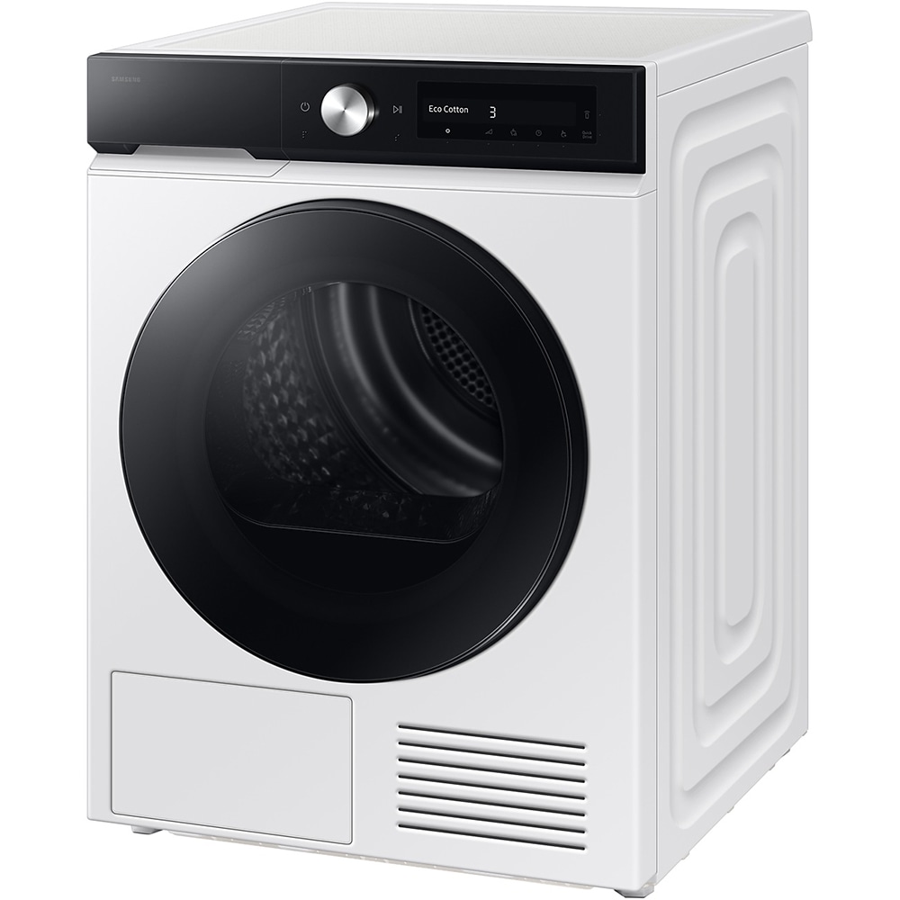 Uscator de rufe SAMSUNG DV90DB7845GEU4, Pompa de caldura, AI Control, 9 kg, 19 programe, Clasa A, Wi-Fi, alb
