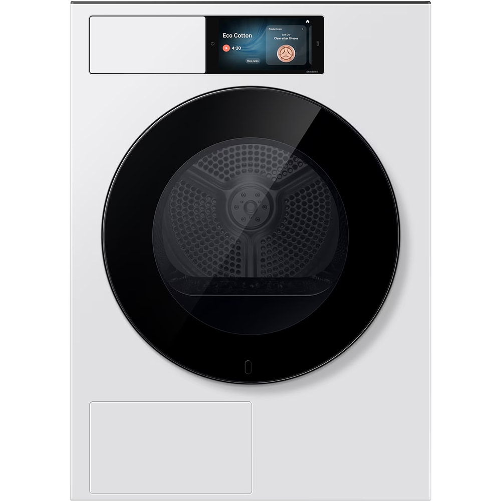 Uscator de rufe SAMSUNG DV90F09F4WT2, Pompa de caldura, 9 kg, 19 programe, Clasa A, Wi-Fi, alb