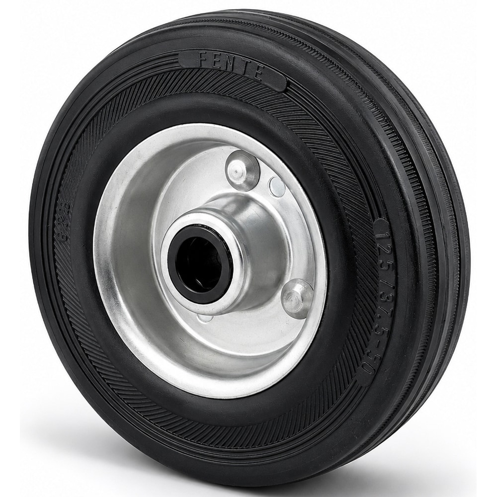 Roata fixa cu janta TENTE, cauciuc, 80 mm, 70 kg, negru