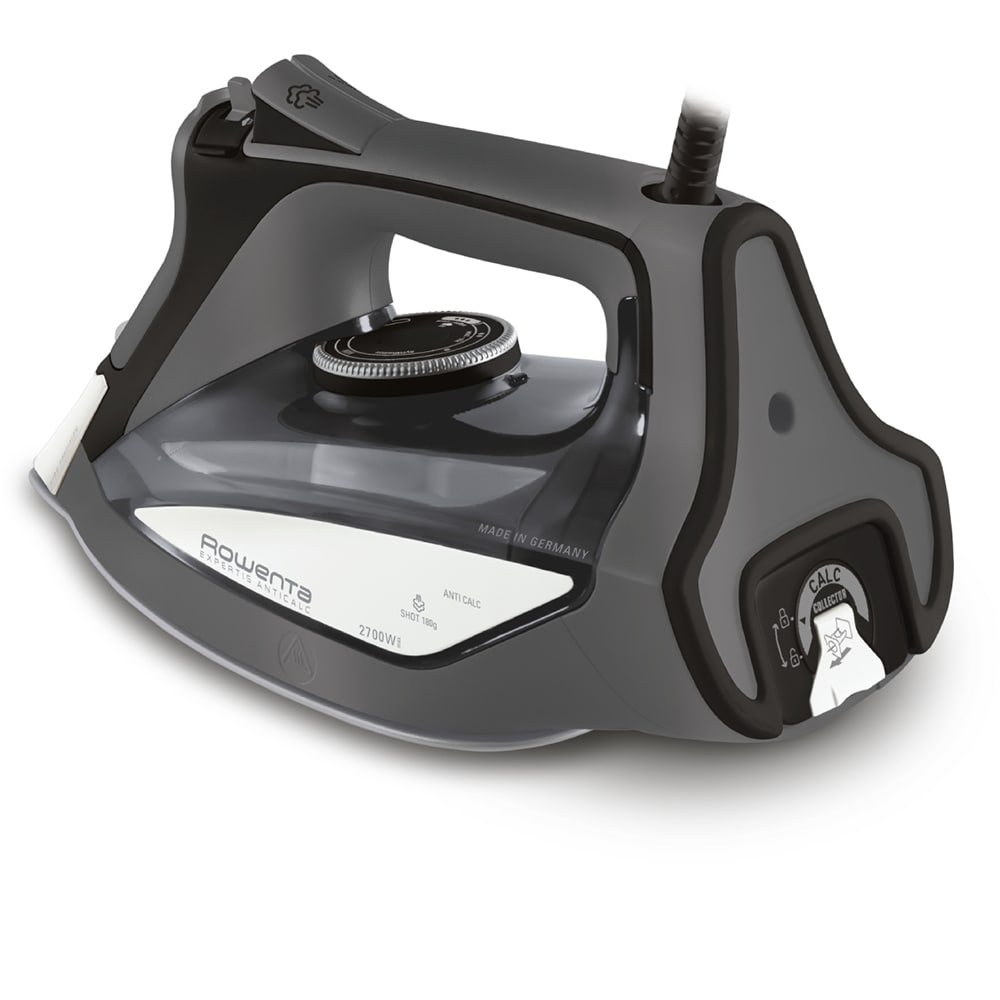 Fier de calcat ROWENTA Expertis DW7025D1, 2700W, 180g/min, 300ml, talpa Microsteam 400 Laser, negru