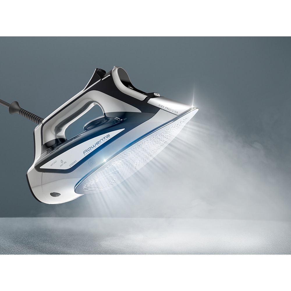 Fier de calcat ROWENTA Expertis DW7025D1, 2700W, 180g/min, 300ml, talpa Microsteam 400 Laser, negru