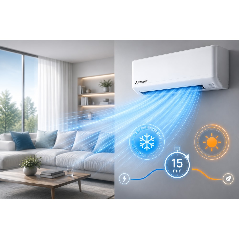 Aer conditionat MITSUBISHI HEAVY Shiro DXC/DXK15Z6-W1, 18.000 BTU, A++ / A+, Wi-Fi Ready (modul inclus), Inverter, alb