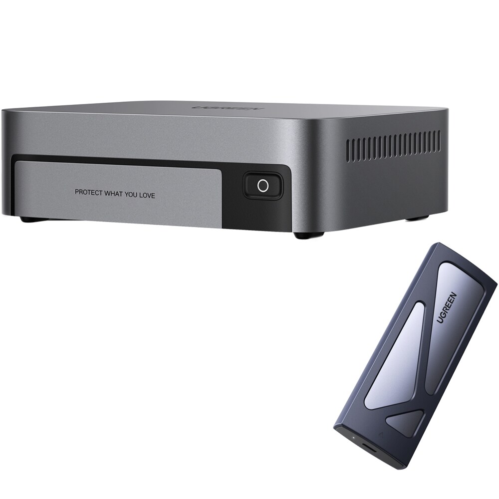 Network Attached Storage UGREEN DXP480T Plus, 4.4GHz, 8GB, 4-Bays, gri