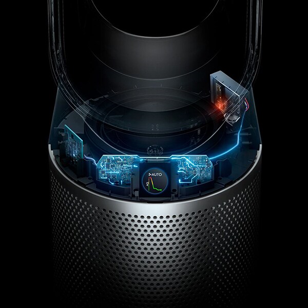 Purificator aer DYSON Purifier Cool TP07, 10 trepte viteza, Wi-Fi, Bluetooth, Hepa, Telecomanda, alb
