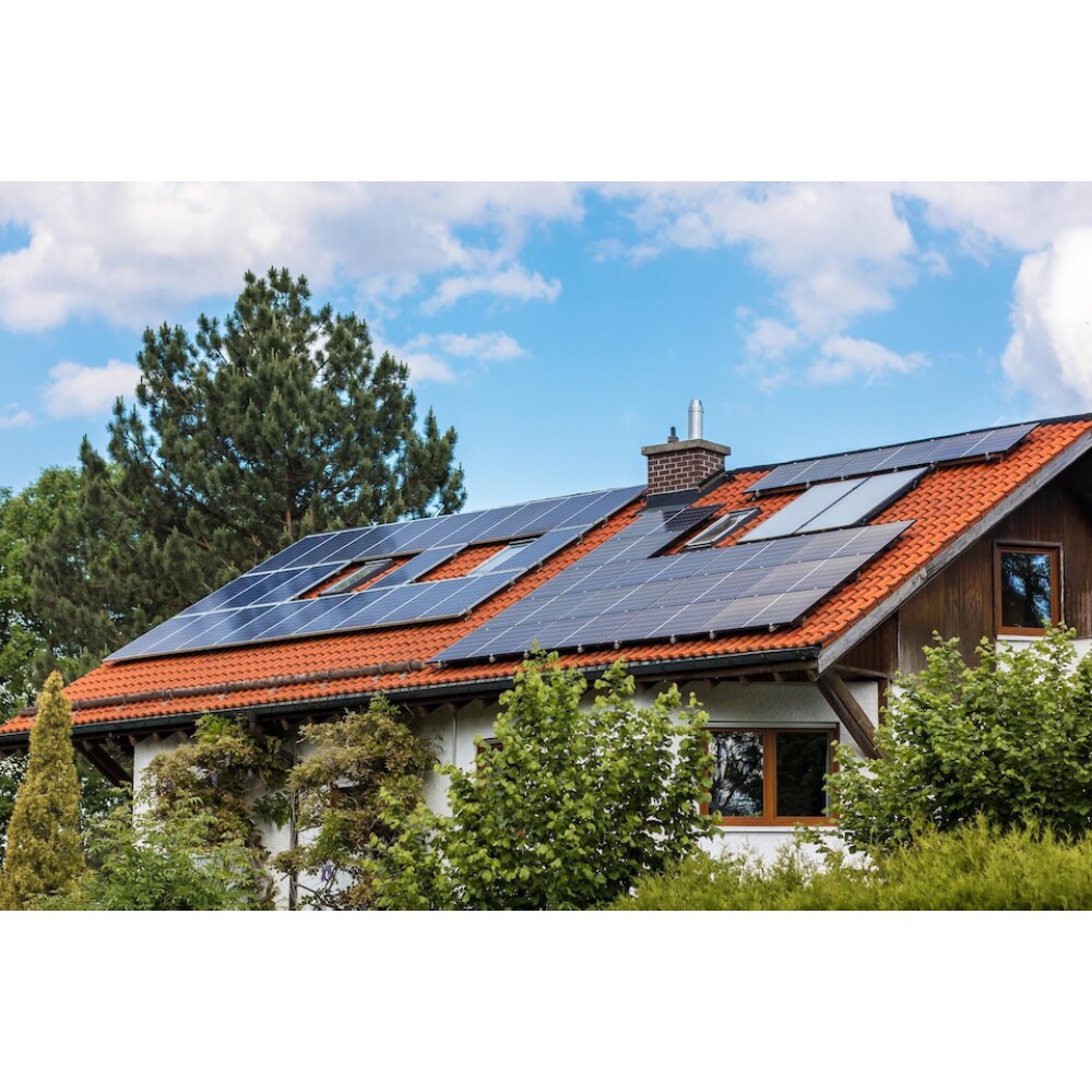 Sistem solar fotovoltaic POWERTOME cu invertor Huawei 6kW, trifazat, acoperis tigla/metal, cu montaj si dosar prosumator inclus, uz rezidential