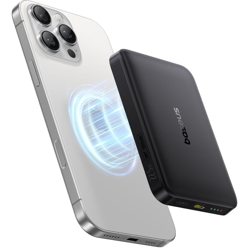 Baterie externa BASEUS EnerFill FM12, 10000 mAh, 1x USB-C, negru