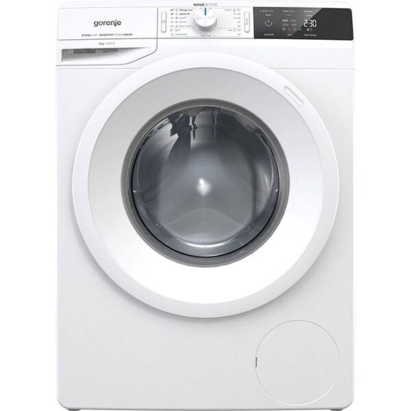 Masina de spalat rufe frontala GORENJE WEI843, WaveActive, 8 kg, 1400rpm, Clasa B, alb